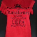 Marškinėliai "Karalienė gimusi"