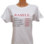 Marškinėliai "DIRBU(su vardu)"