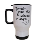 Kelioninis puodelis "Iki mėnulio ir atgal (su vardu)"