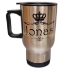Kelioninis puodelis "Vardinis (su karūna)"