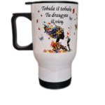 Kelioninis puodelis "Tobula draugytė (su drugeliais)"