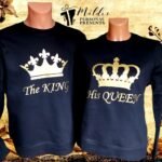 Džemperiai "King/Queen (anglų k.)"
