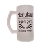 Alaus bokalas "Tu gerk gerk.. (su vardu)"