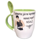 Puodelis "Ne kupranugaris"