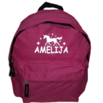 Vaikiška kuprinė "Vienaragis (su vardu)"