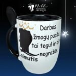 Puodelis "Dirba negražūs"