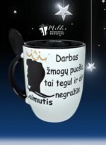 Puodelis "Dirba negražūs"