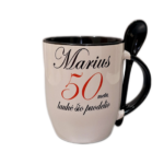 Puodelis "Laukė N metų (su vardu)"