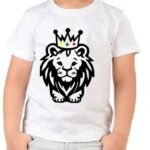 Vaikiški marškinėliai "Liūtas (su trispalve)"