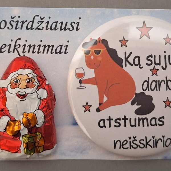Magnetukas "Ką sujungė darbas (su arkliu)"