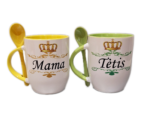 Puodelis "Mama/Tėtis"