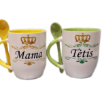 Puodelis "Mama/Tėtis"