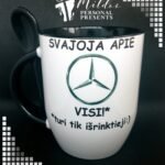 Puodelis "Visi svajoja apie Mercedes"