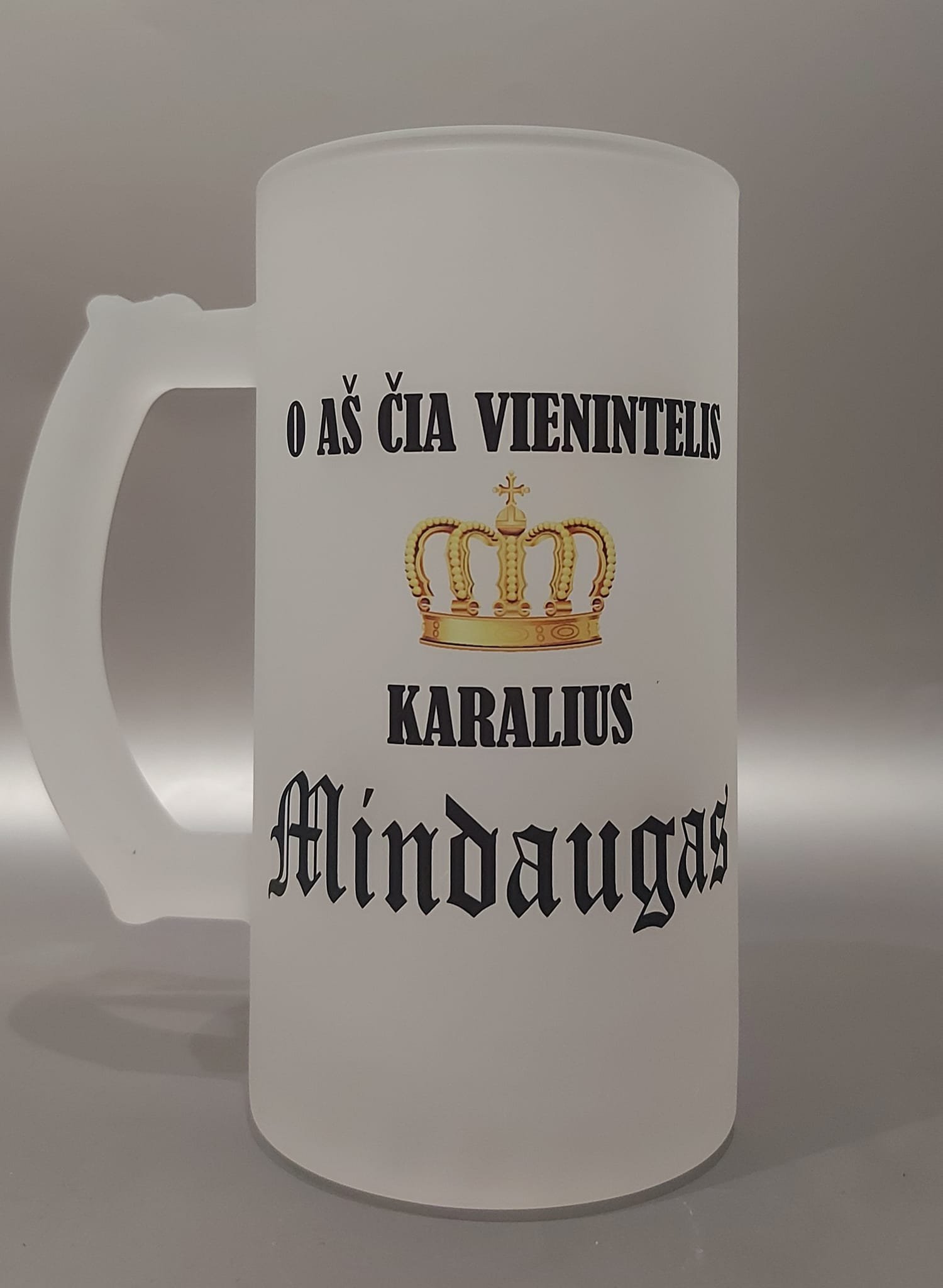 mindaugas-1.jpg Alaus bokalas "Vienintelis karalius2" - Image 1