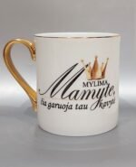 Porcelianinis puodelis "Mamytei kavytė" - Image 2