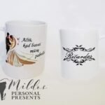 Dvipusis puodelis "Ačiū pabroliui"