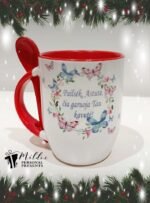 Puodelis "Pailsėk vardinis (su drugeliais)" - Image 2