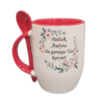 Puodelis "Pailsėk, garuoja Tau kavytė"
