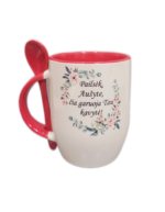 Puodelis "Pailsėk, garuoja Tau kavytė"