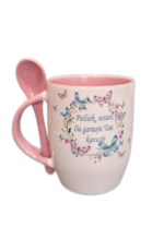 Puodelis “Pailsėk, sesute (su drugeliais)”