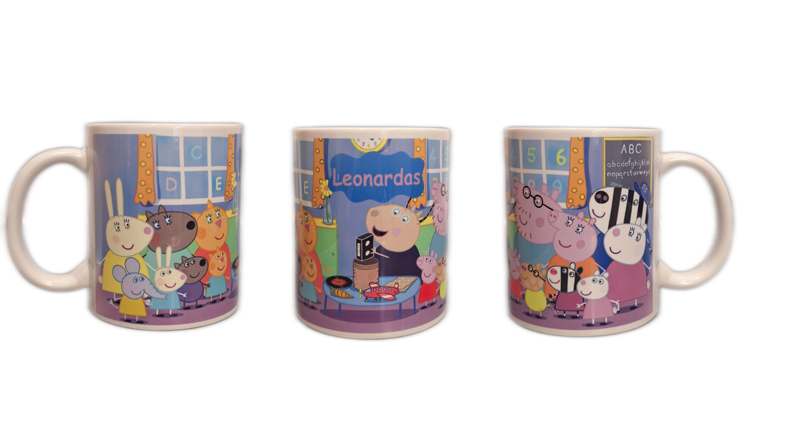 peppapuod.png Dvipusis puodelis "Kiaulytė Peppa (su vardu)" - Image 1