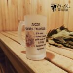 Alaus bokalas "Pirties taisyklės"