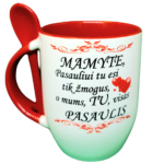 Puodelis "Mamyte, tu mums Pasaulis"
