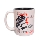 Puodelis "Plaukų stilistės puodelis"