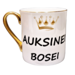 Porcelianinis puodelis "Auksinei/iam Bosei/ui"