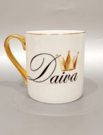 Porcelianinis puodelis "Vardinis (su karūna)" - Image 8