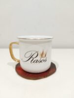 Porcelianinis puodelis “Vardinis (su karūna)” - Image 3