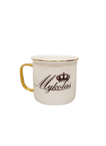 Porcelianinis puodelis “Vardinis (su karūna)”