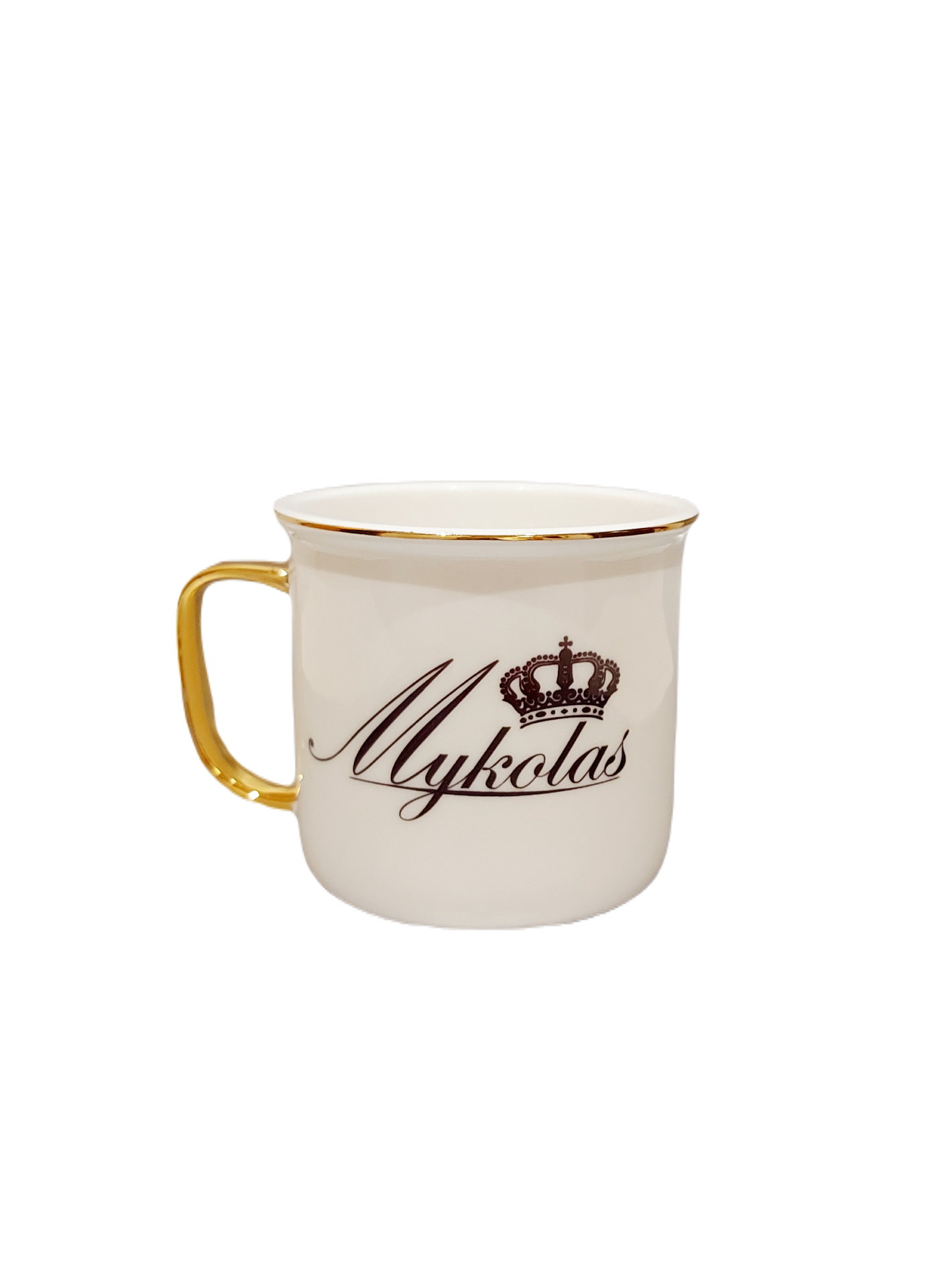 porcelianinismykolas-1.png Porcelianinis puodelis “Vardinis (su karūna)” - Image 1