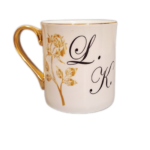 Porcelianinis puodelis “Inicialai”