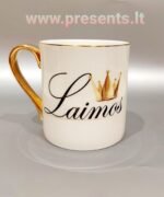 Porcelianinis puodelis "Vardinis (su karūna)" - Image 12