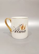 Porcelianinis puodelis "Vardinis (su karūna)" - Image 5