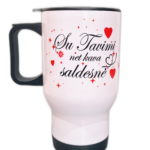 Kelioninis puodelis “Su Tavimi kava saldesnė”
