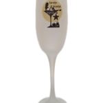 Šampano taurė "Kuo tolyn - tuo gražyn! (su vardu)"