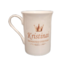 Porcelianinis puodelis “Šauniausiai gydytojai (su vardu)”