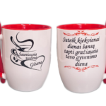 Dvipusis puodelis "Šauniausia vadovė"