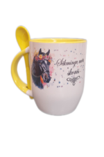 Puodelis “Sėkmingų metų skonis (su arkliu)”