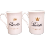 Porcelianiniai puodeliai “Močiutės ir senelio”