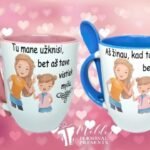 Puodeliai "Dievinu/Myliu (sesėms)"