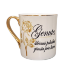 Porcelianinis puodelis “Vardinis (Pokalbiai prie kavos)”