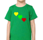 Vaikiški marškinėliai "Lietuva (širdelės)"