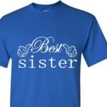 Marškinėliai "Best sister (anglų k.)"