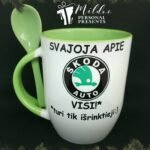 Puodelis "Visi svajoja apie Škoda"