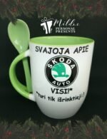 Puodelis "Visi svajoja apie Škoda"