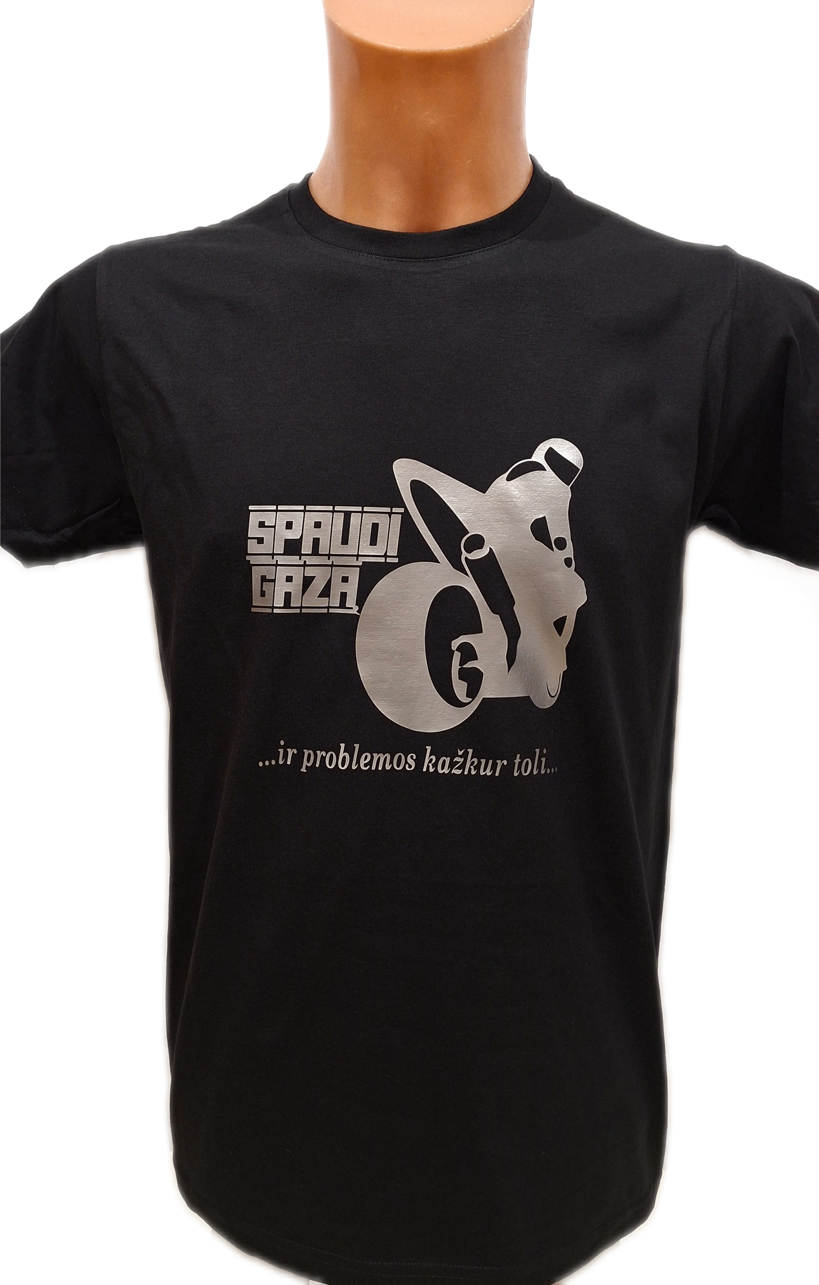 spaudigazamars.png Marškinėliai "Spaudi gazą (motociklas)" - Image 1