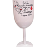 Kelioninė taurė "Draugė (Stresas ne rodiklis, su vardu)"